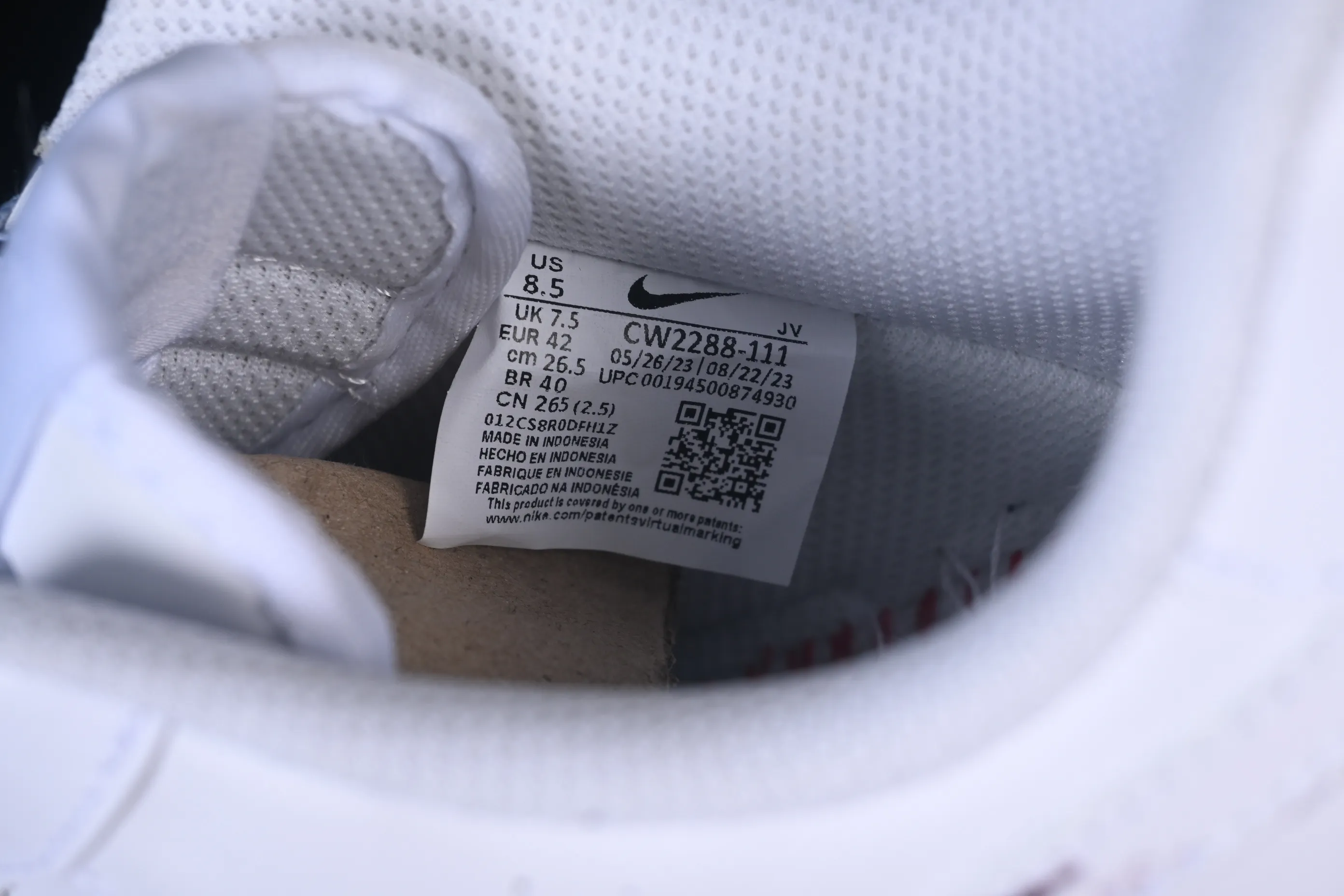 All categories Nk Air Force 1 Air Force series Nk Air Force 1 Low Air Force low-top Nike Air Force 1'07 Low Moma Air Force 1 low-top casual sneakers CW2288-111